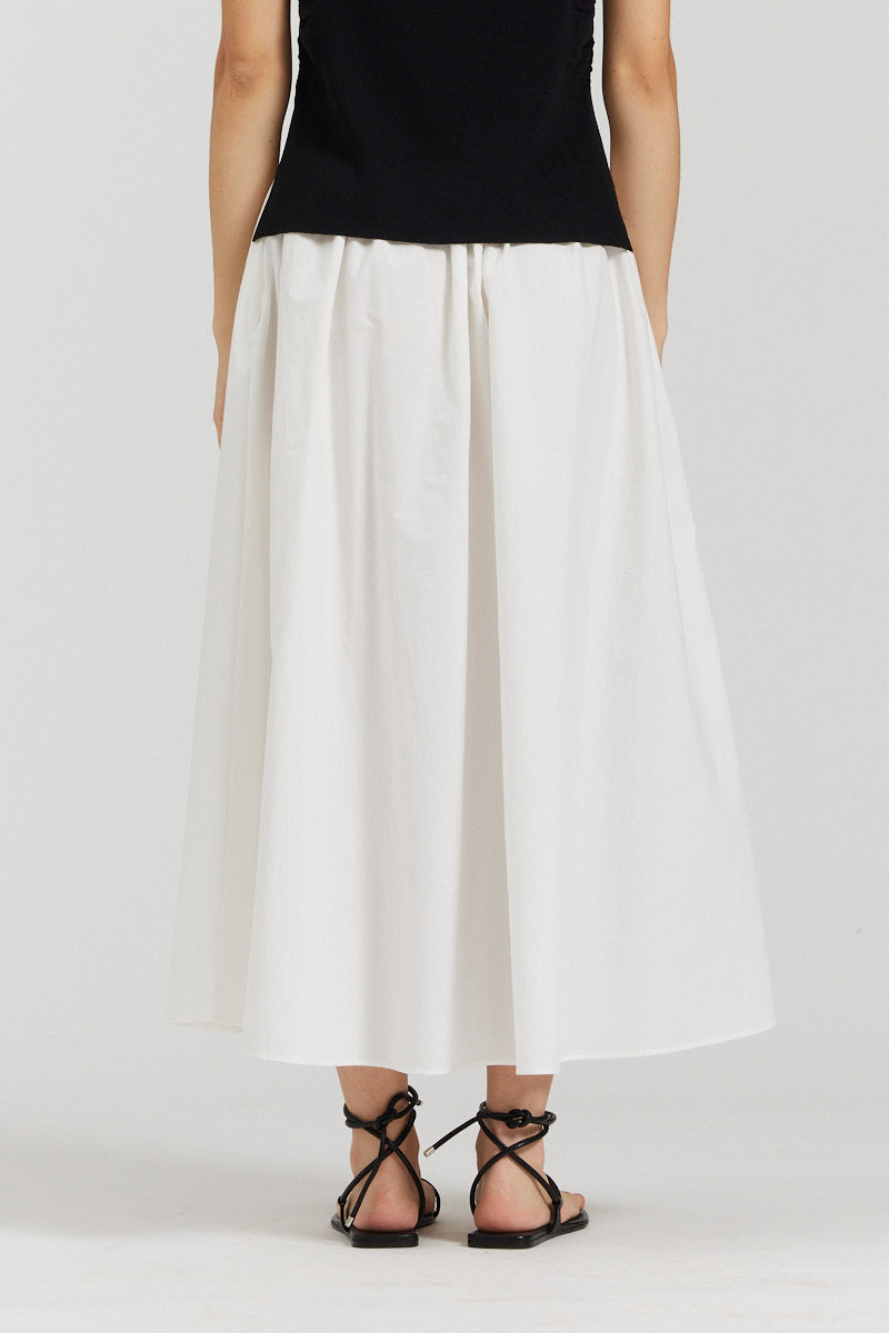 Cotton Poplin Skirt