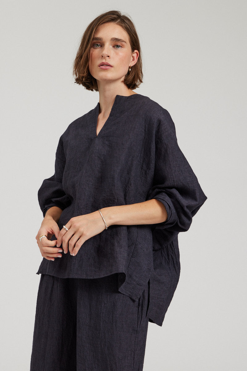 Loose Linen Top