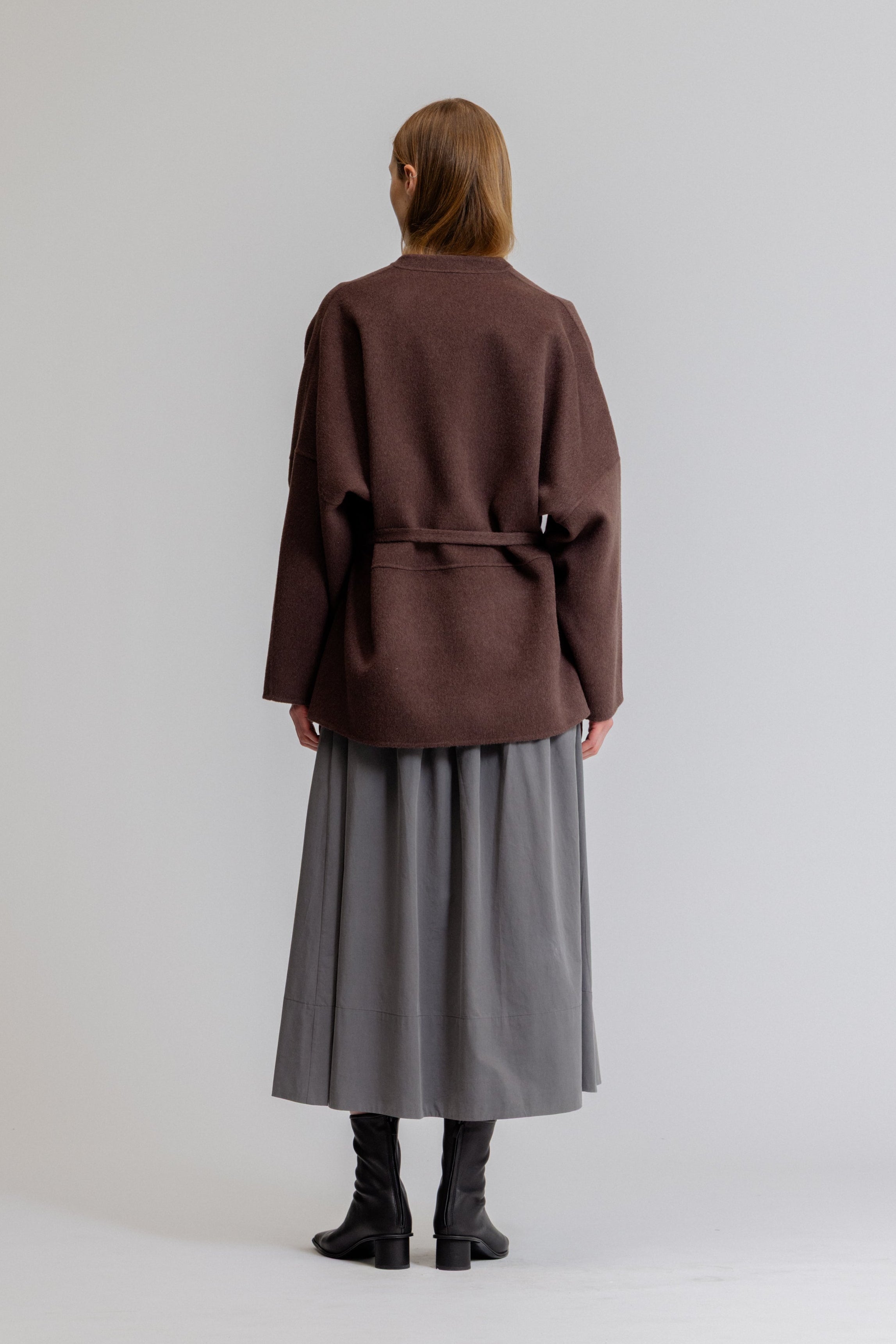 Oversized Short Wool Coat