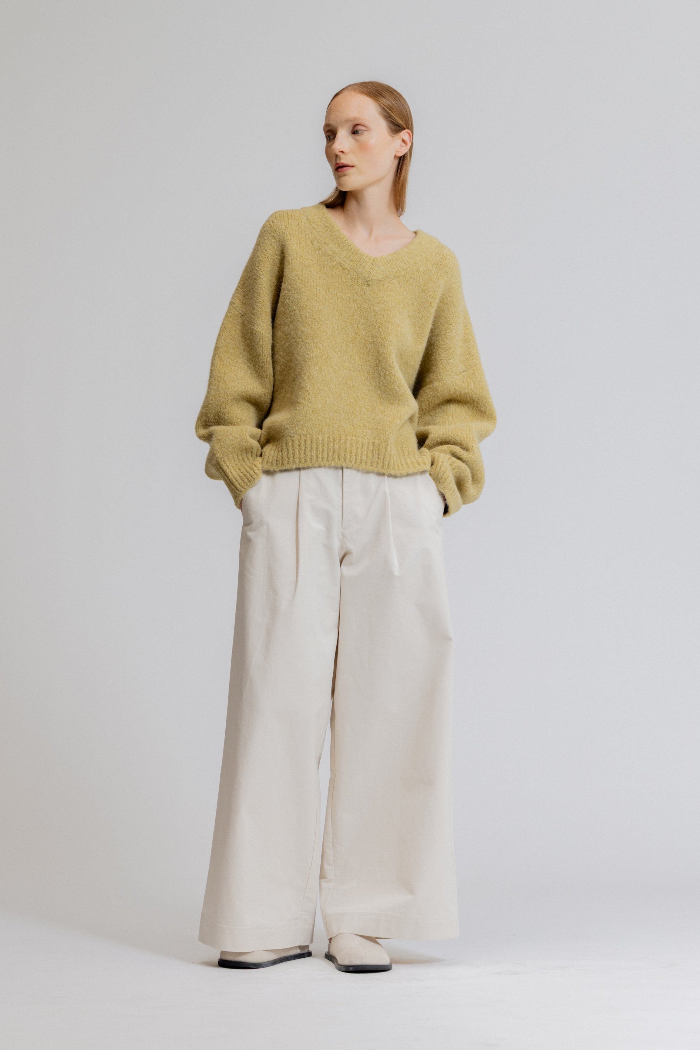 Oversized V-Neck Sweater