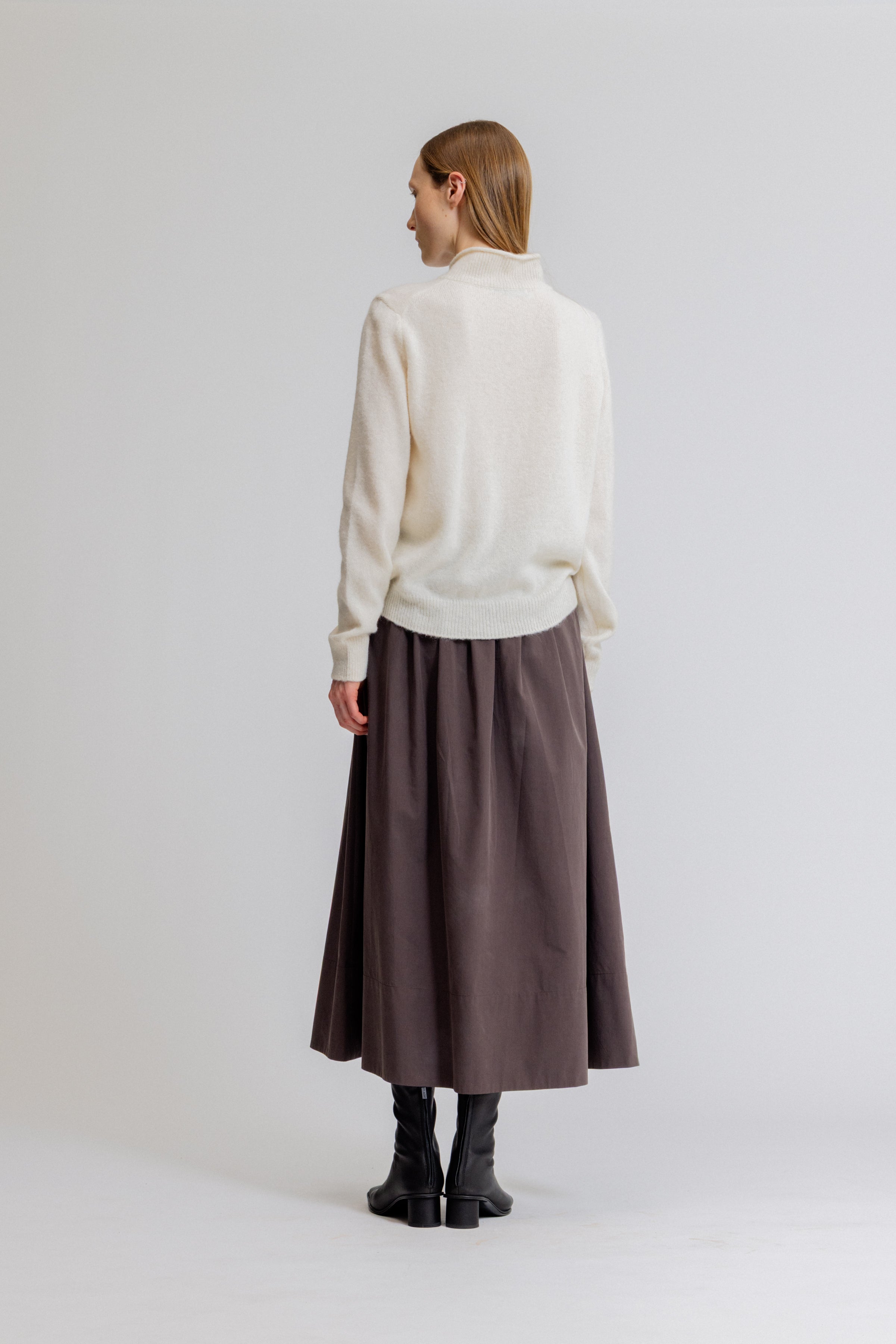 Funnel Neck Cardigan