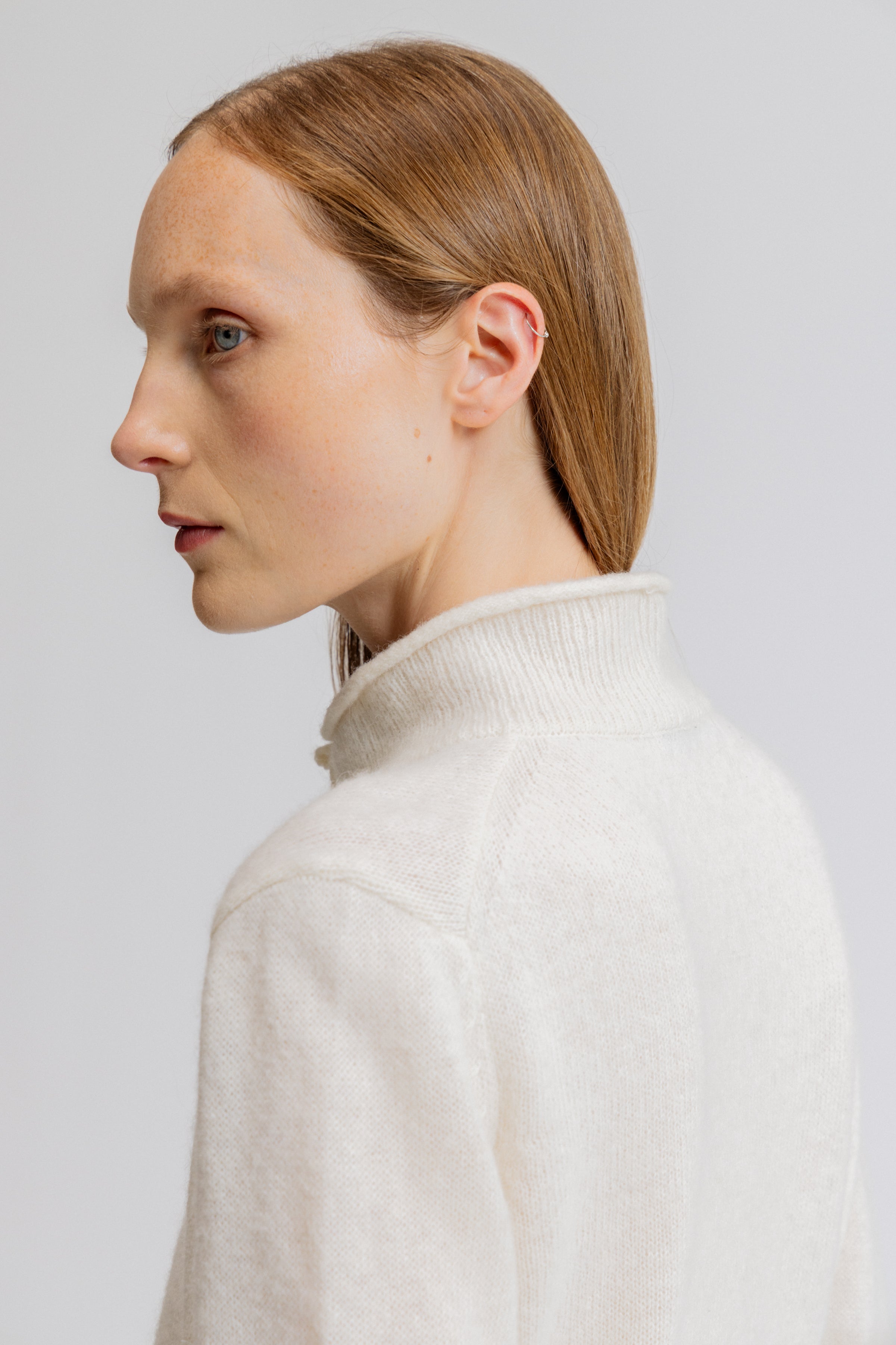 Funnel Neck Cardigan