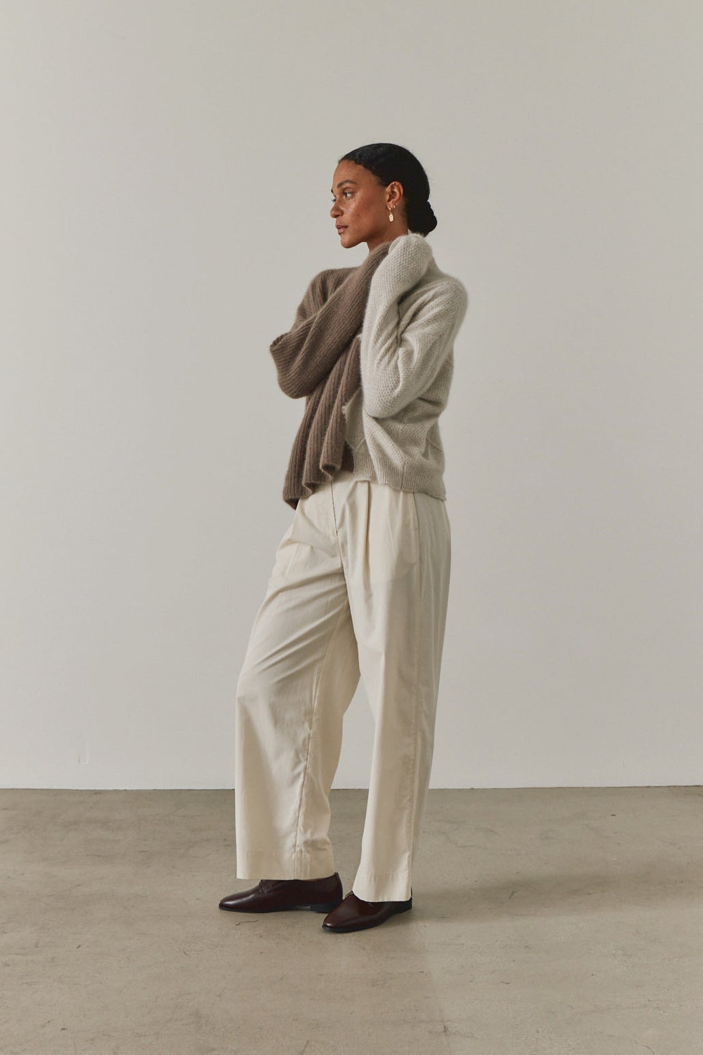 Cable Block Sweater
