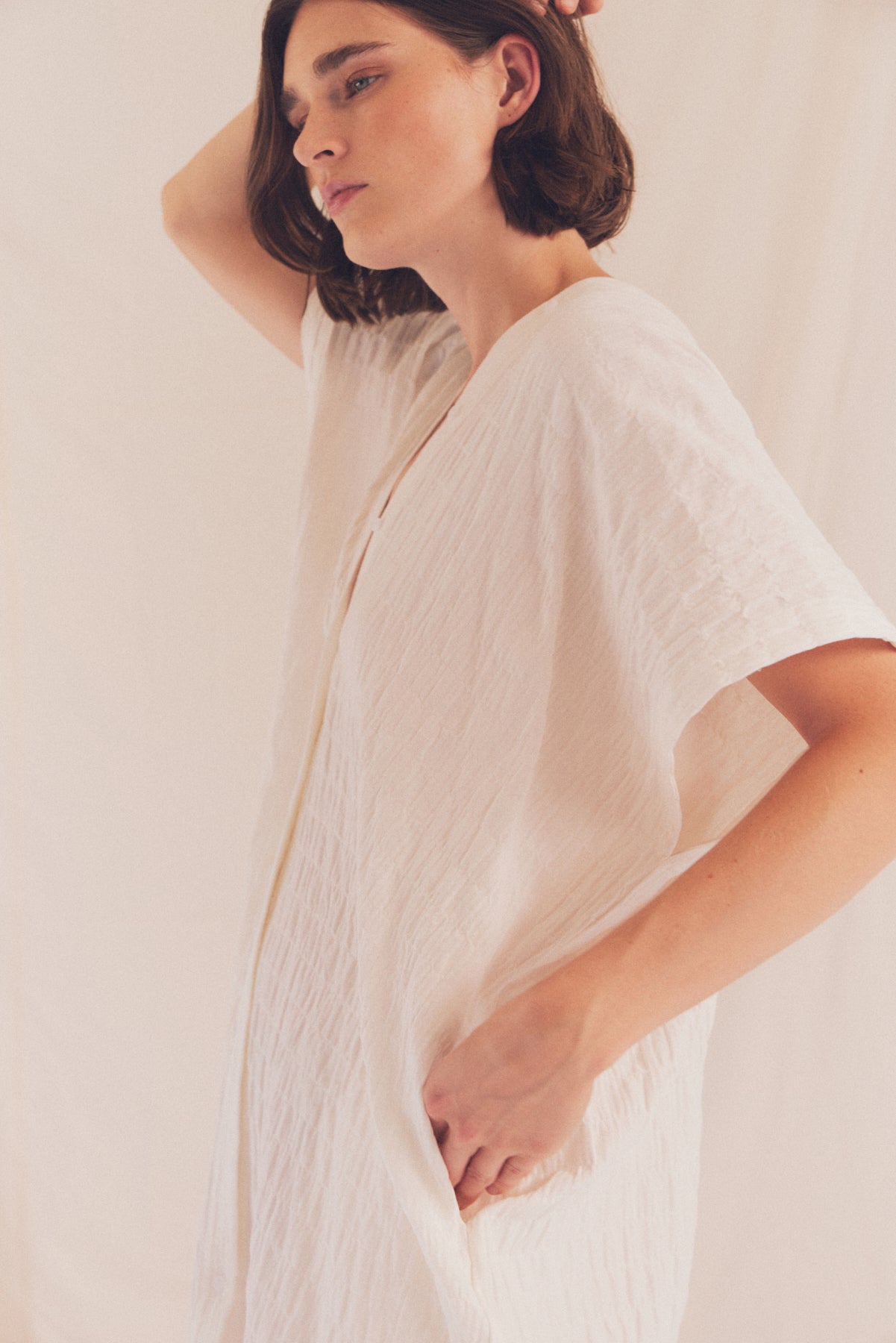 Button Down Boxy Dress