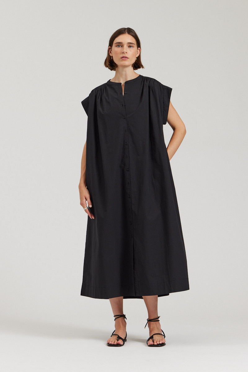 Button Down Poplin Dress