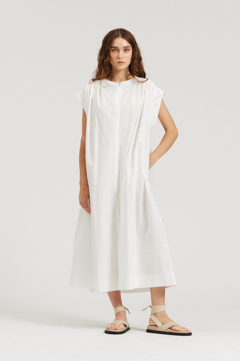 Button Down Poplin Dress