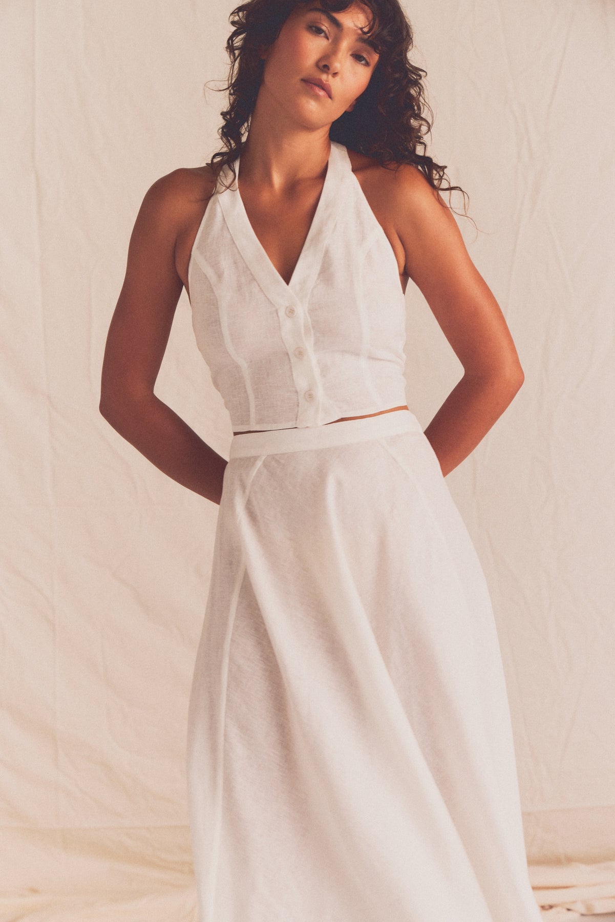 Linen Skirt