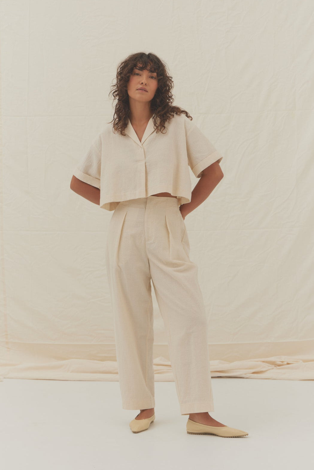 Cotton Linen Trouser