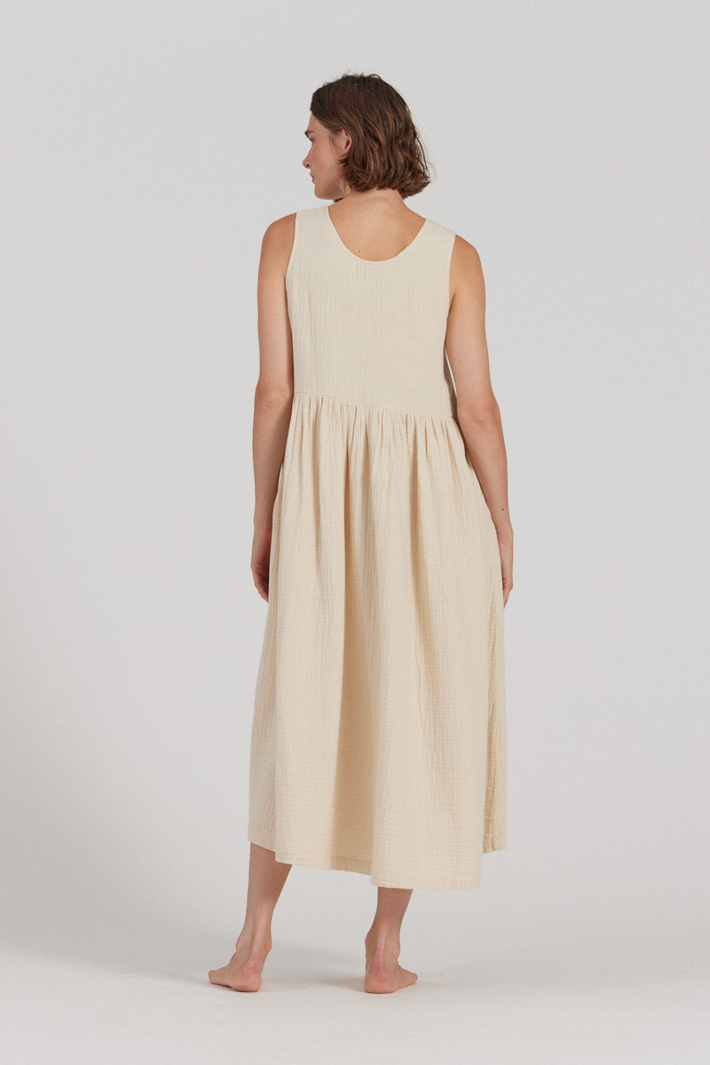 Gauze Tank Dress