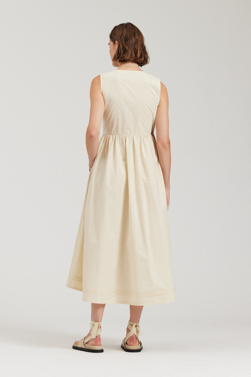Poplin Wrap Dress