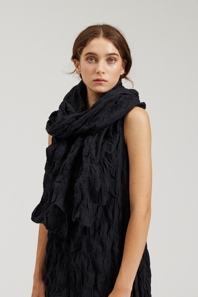 Textured Cotton Scarf