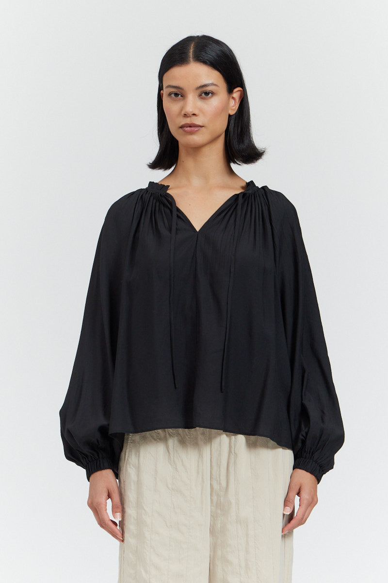 Pleated Blouse