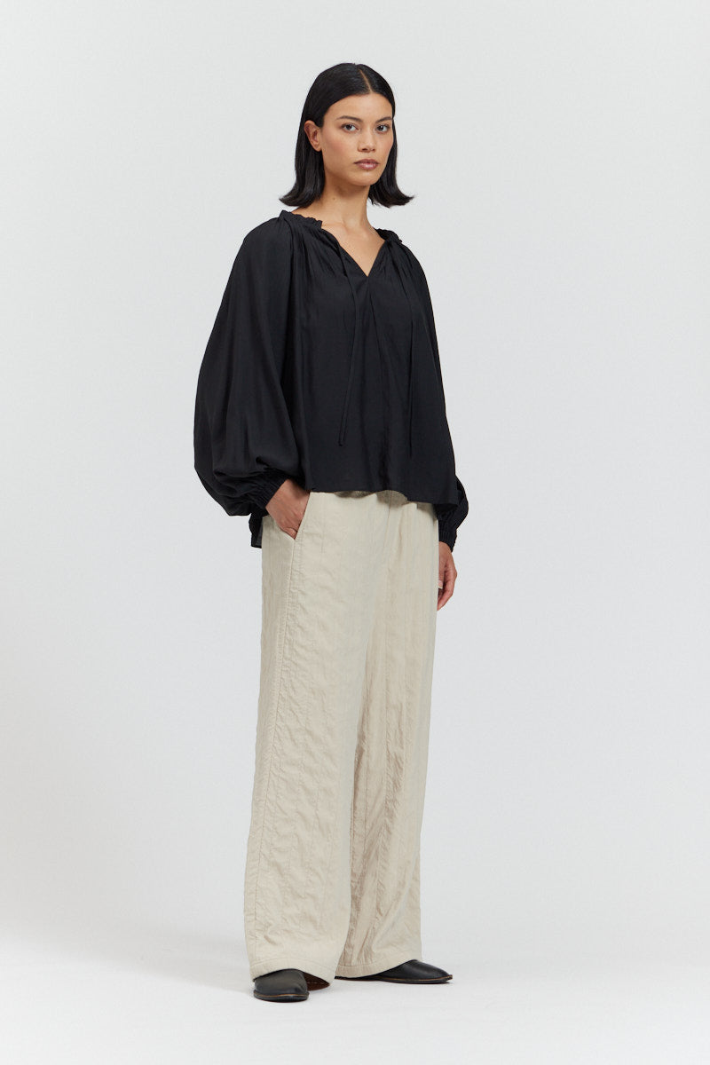 Pleated Blouse