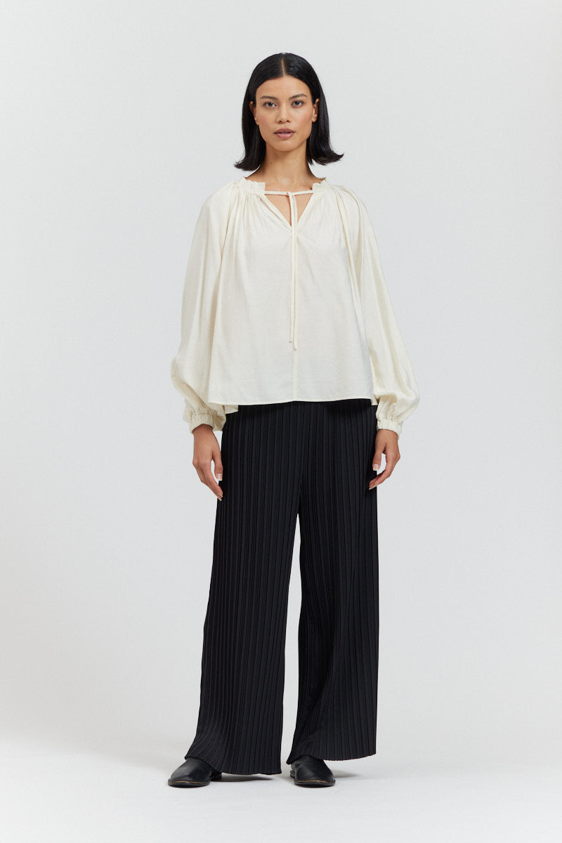 Pleated Blouse