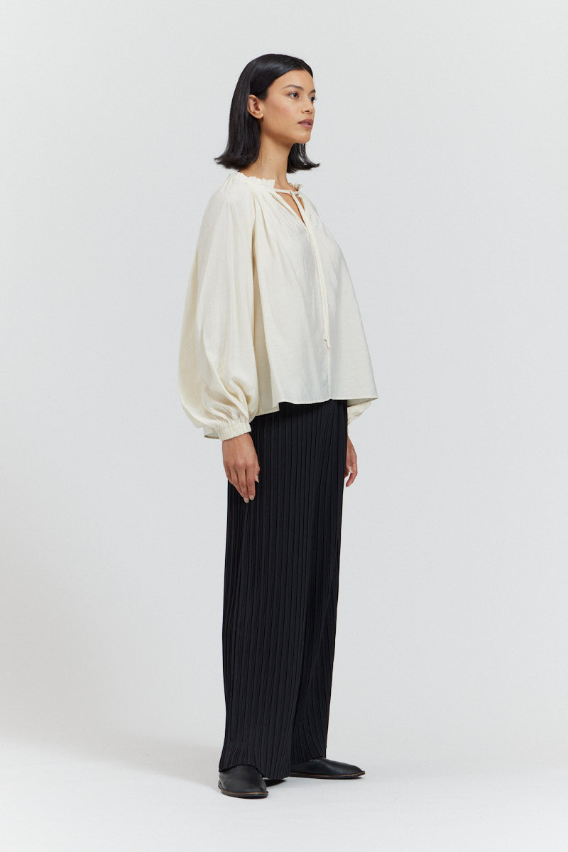 Pleated Blouse