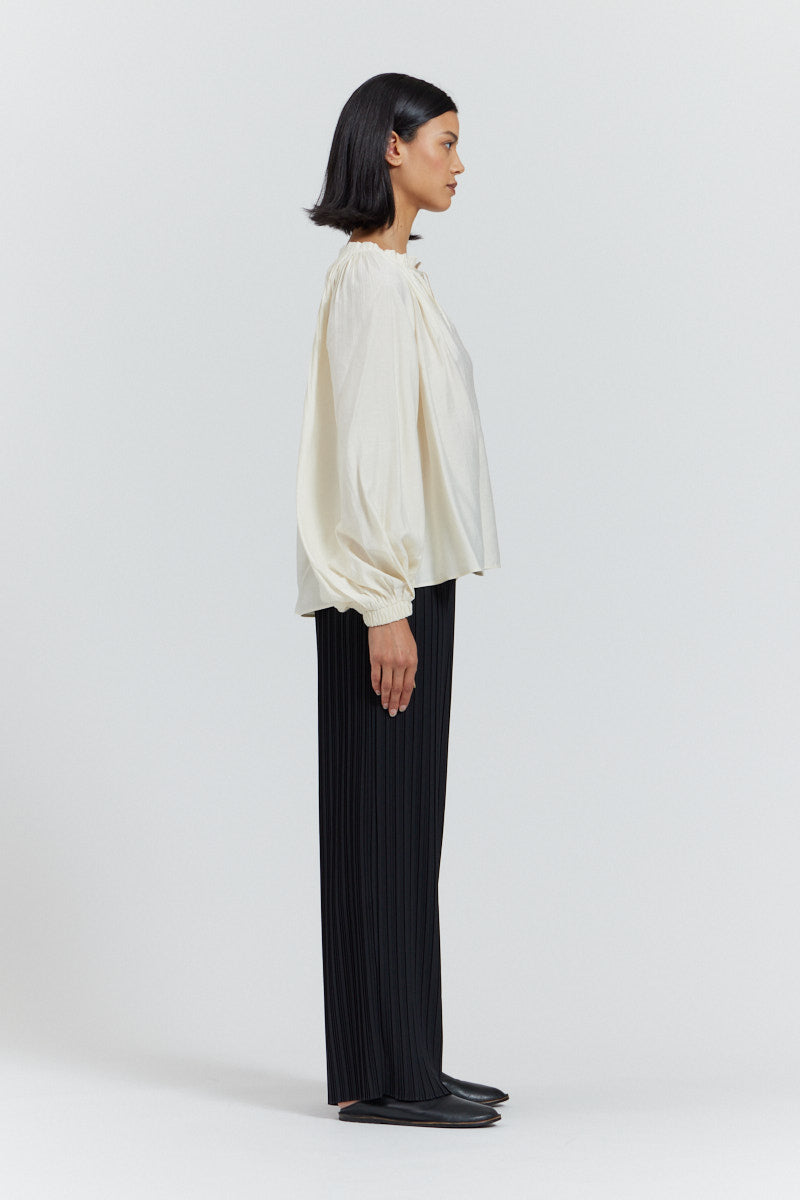 Pleated Blouse