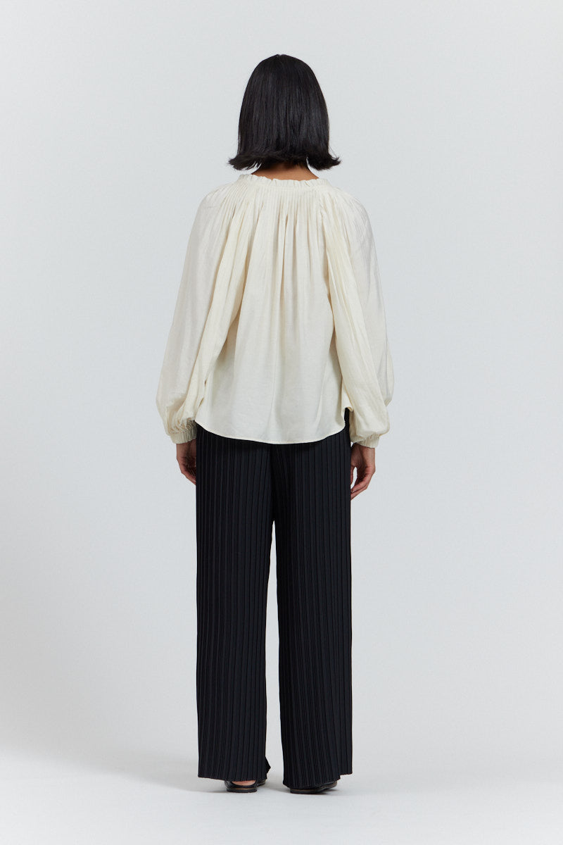 Pleated Blouse