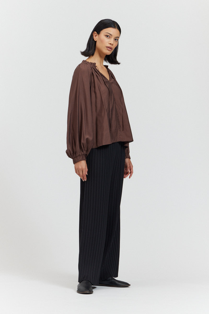 Pleated Blouse