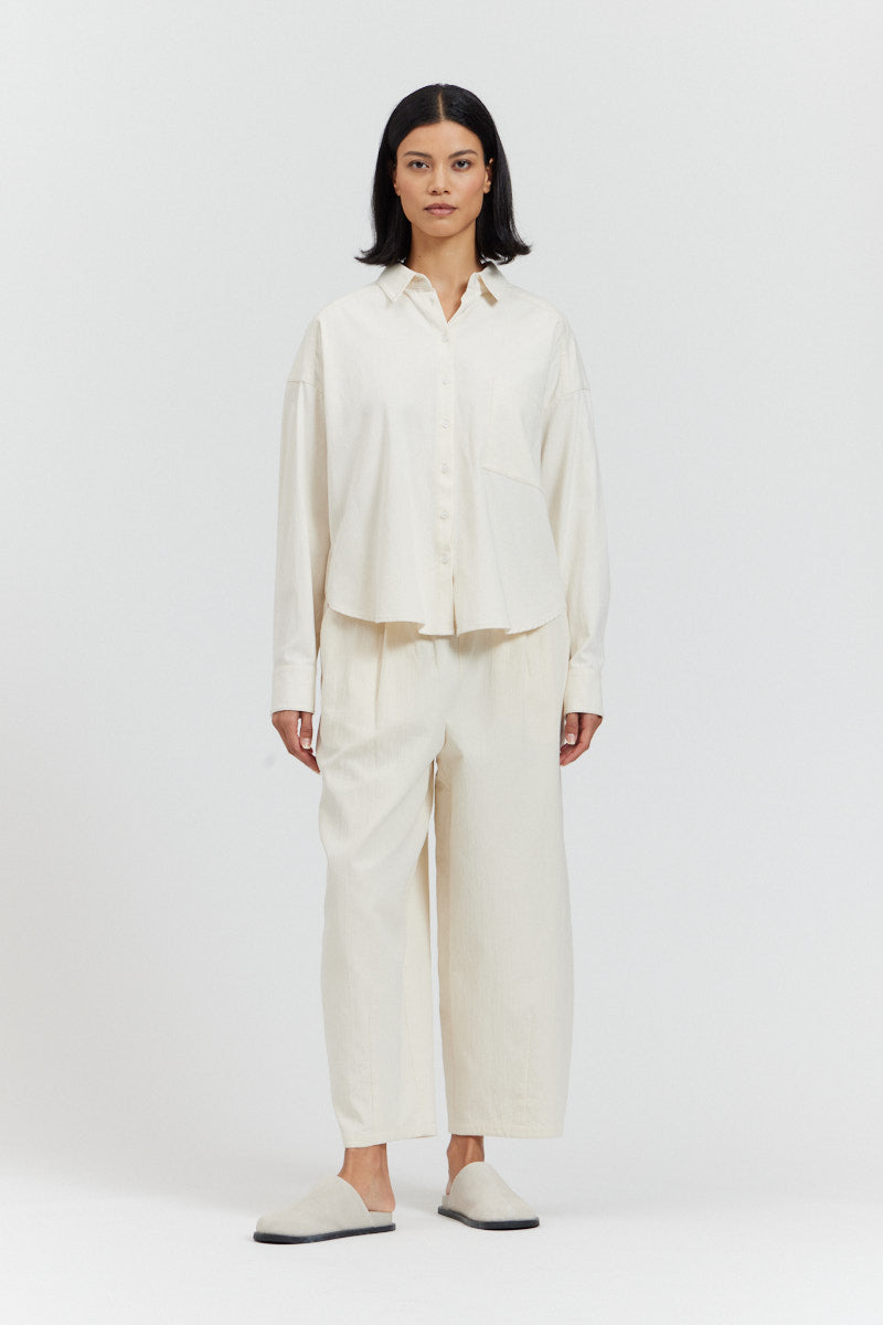 Cotton Twill Oversize Shirt