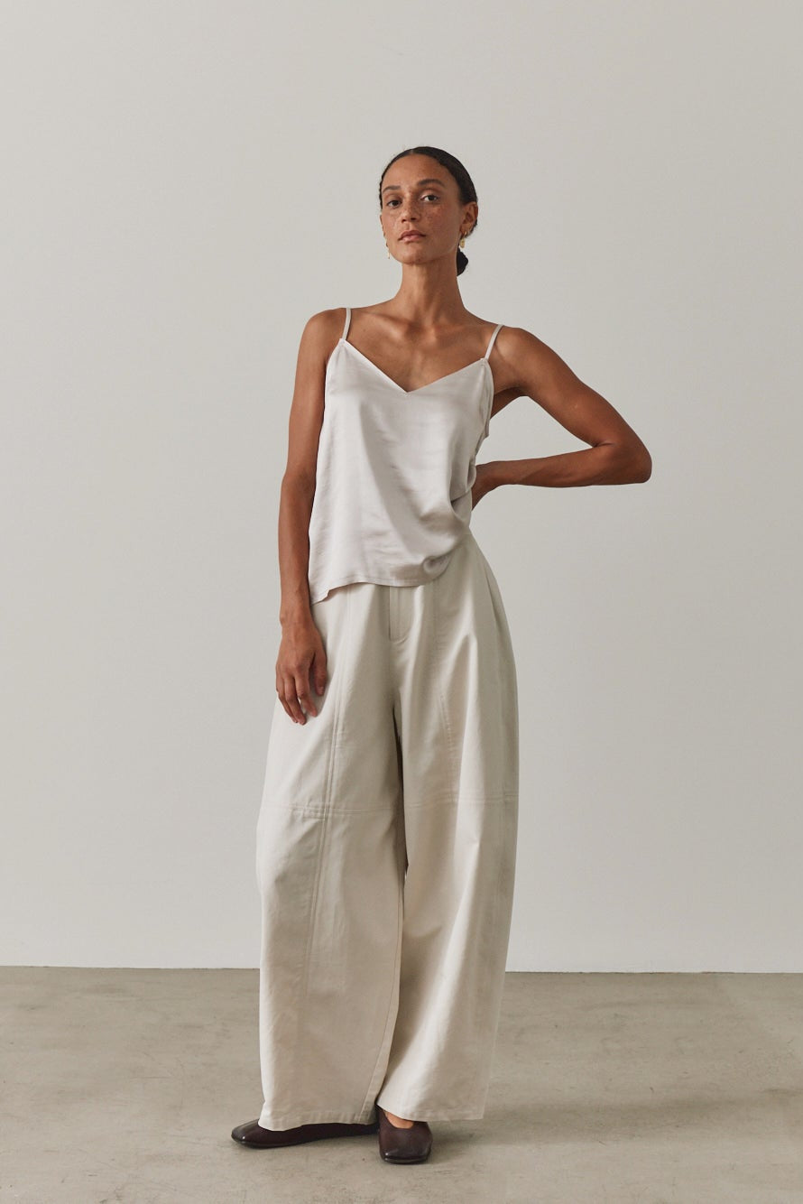 Seamed Barrel Pants
