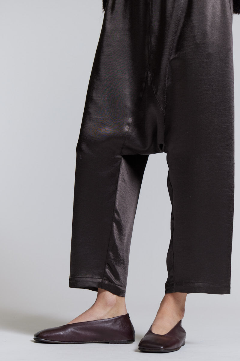 Drop Crotch Satin Pants