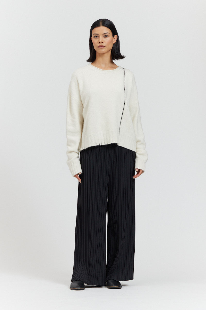 Distress Hem Sweater