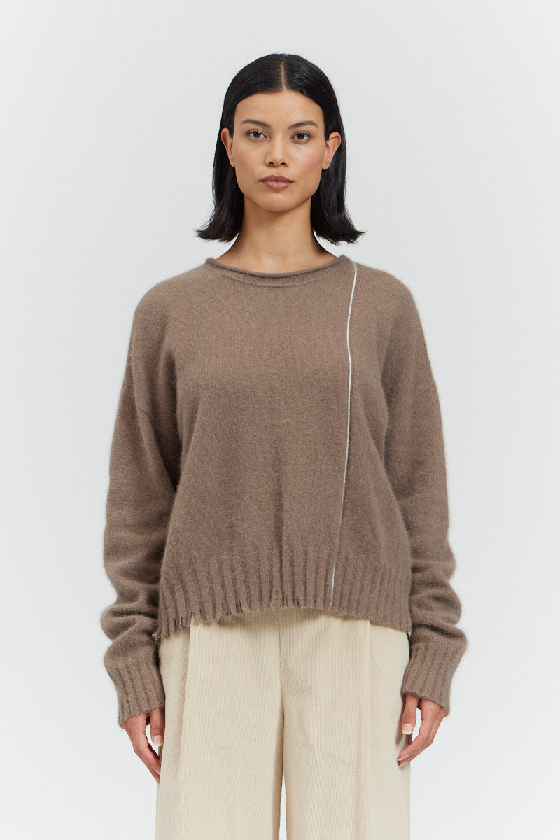 Distress Hem Sweater