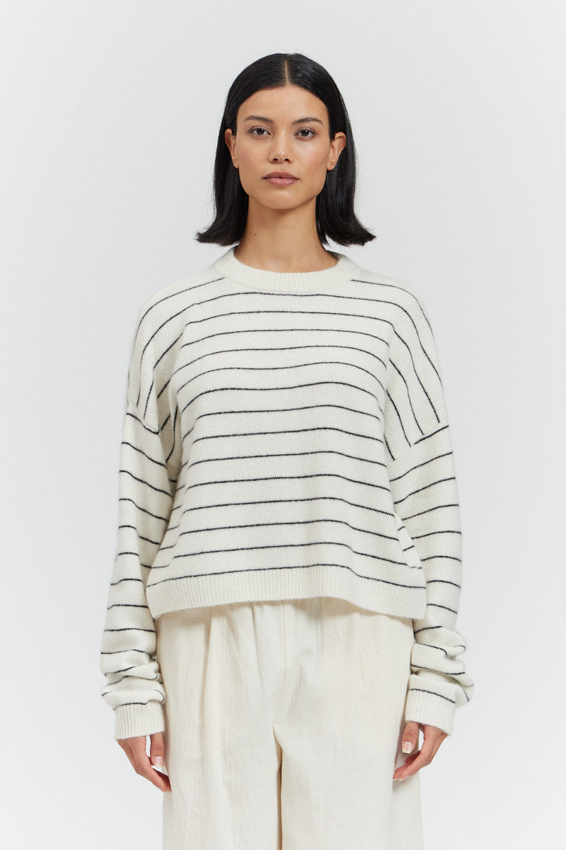 Stripe Sweater Top