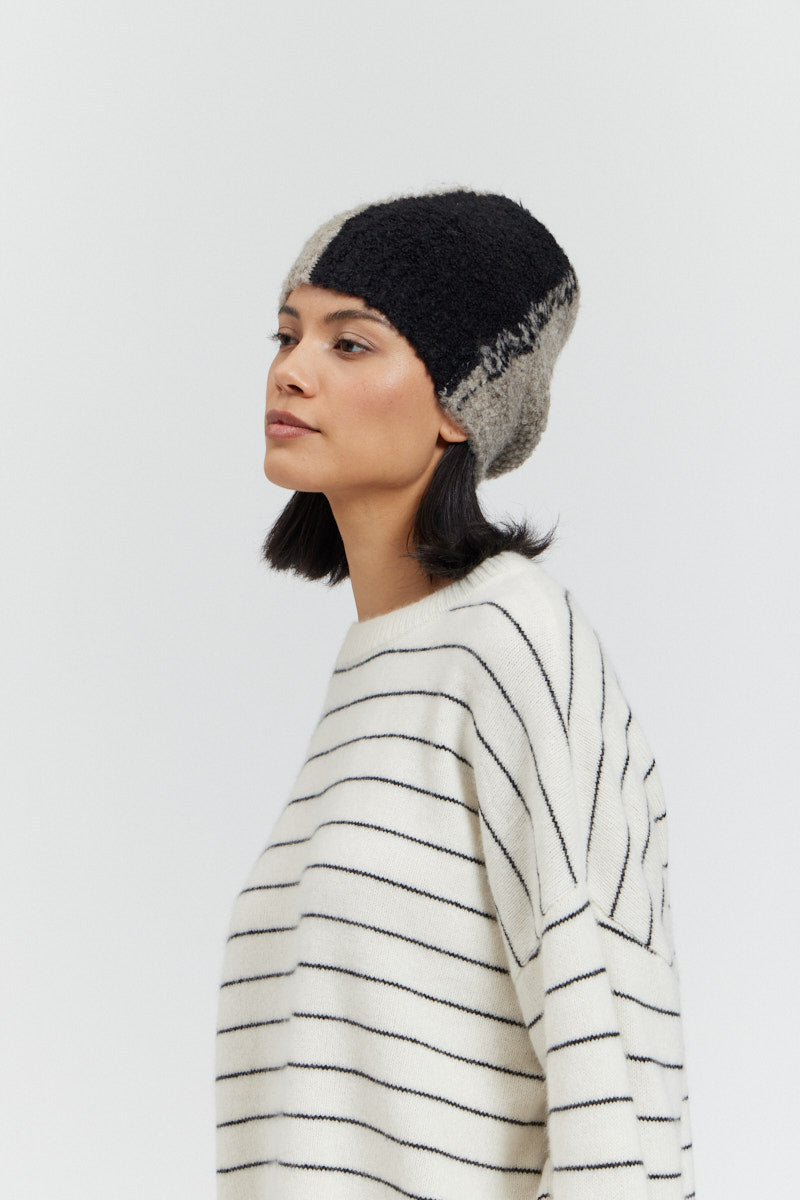 Color Block Beanie