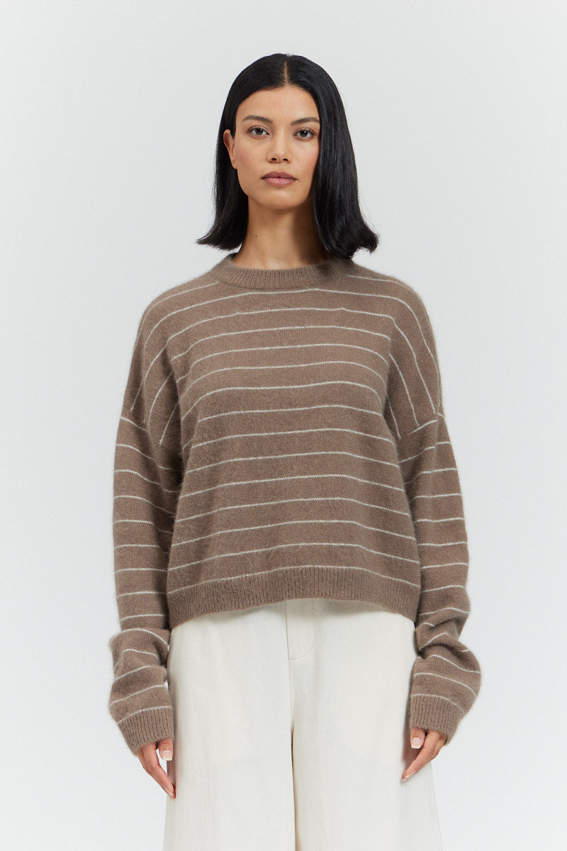 Stripe Sweater Top