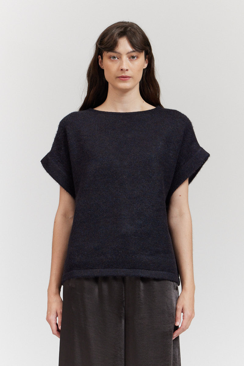 Short Sleeves Sweater Top