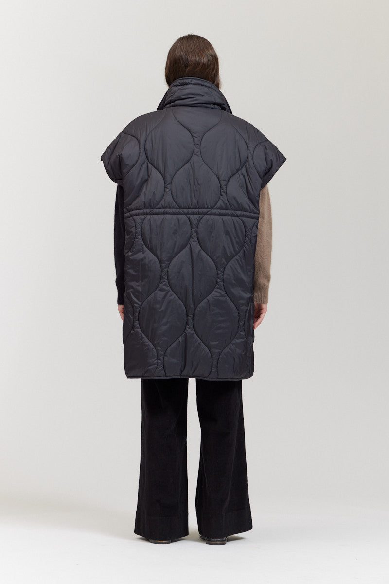 Long Quilted Vest