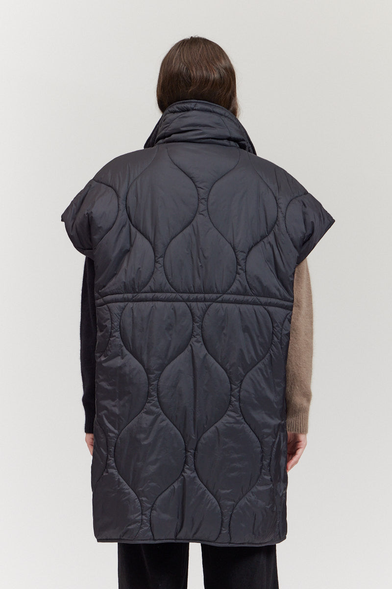 Long Quilted Vest