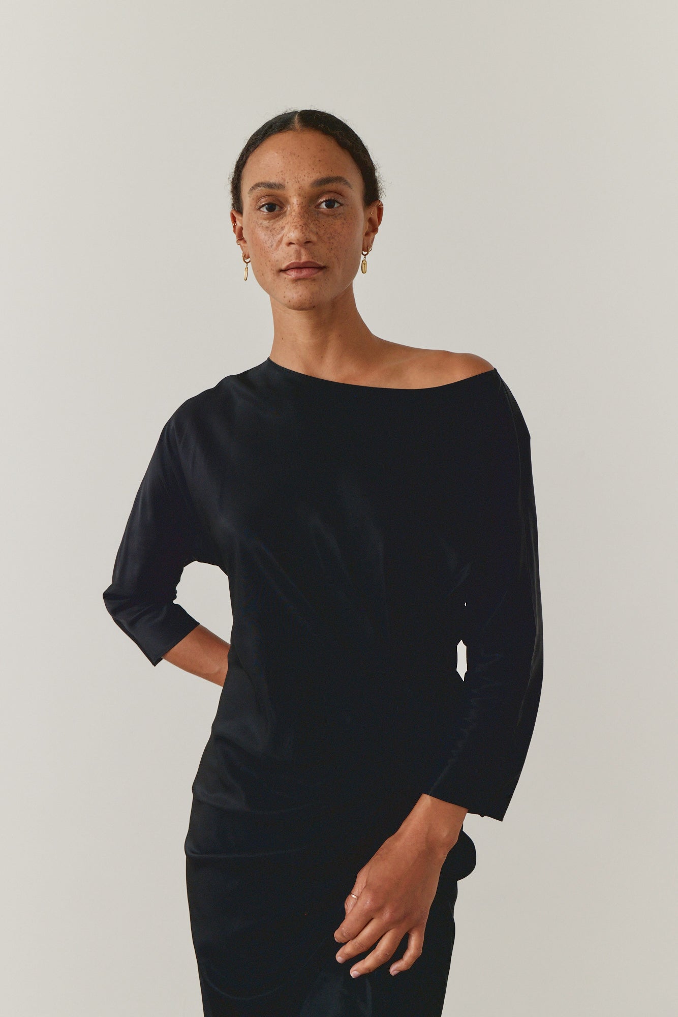 Gathered Sheath Dress