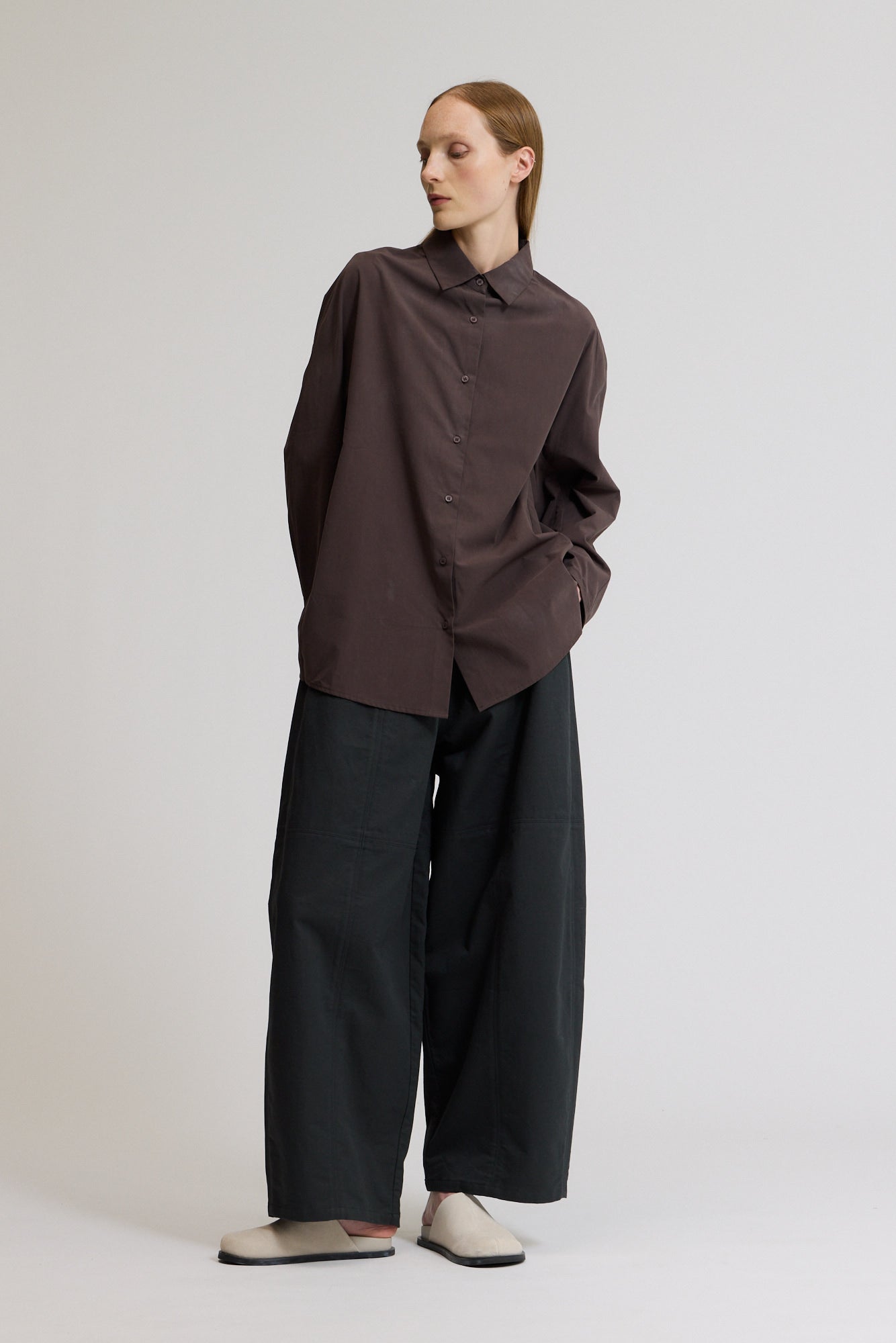 Seamed Barrel Pants