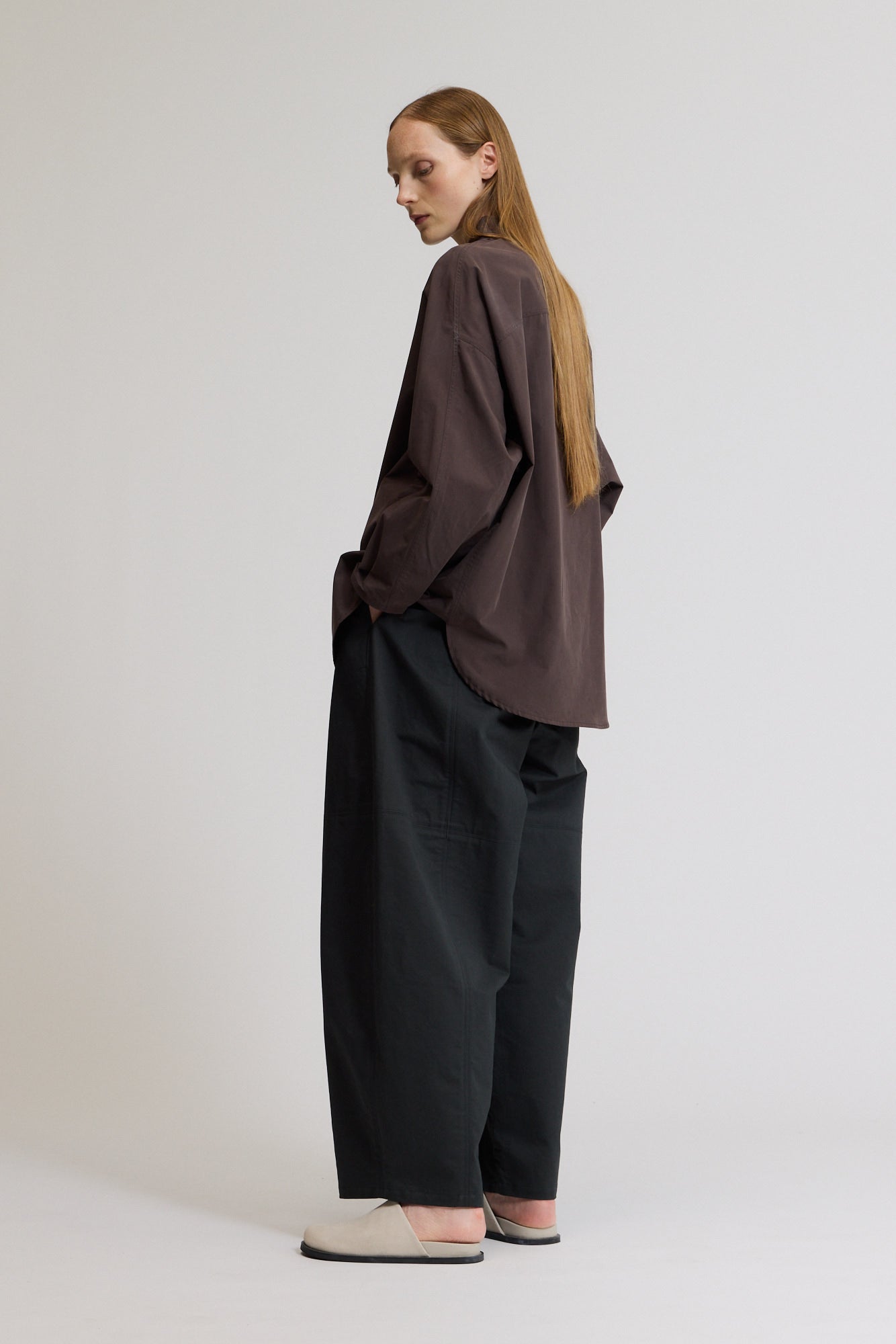 Seamed Barrel Pants