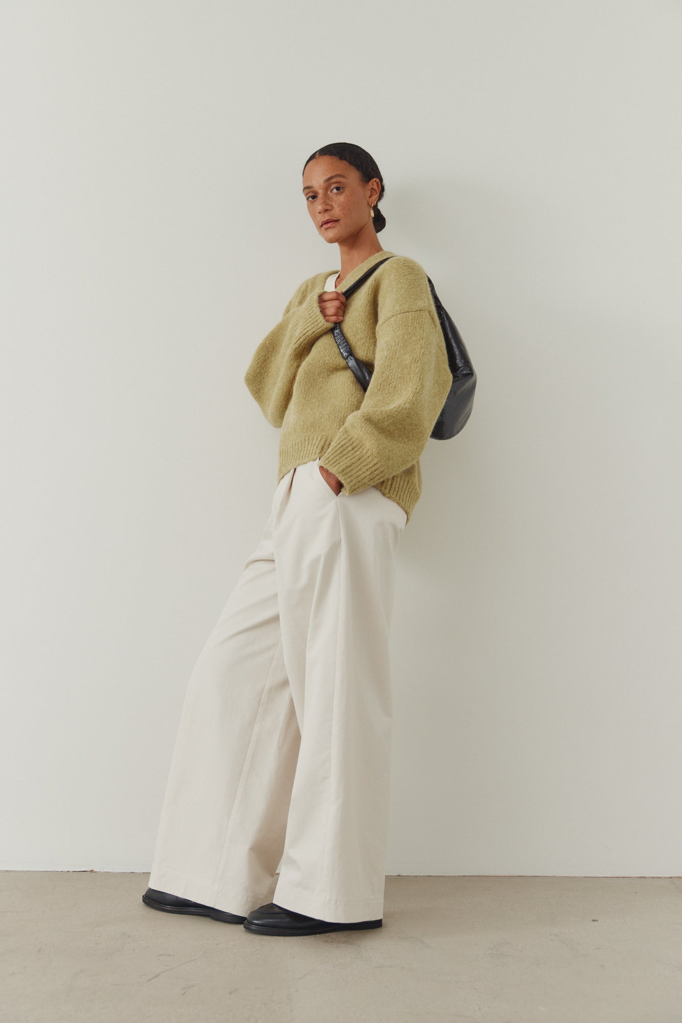 Oversized V-Neck Sweater