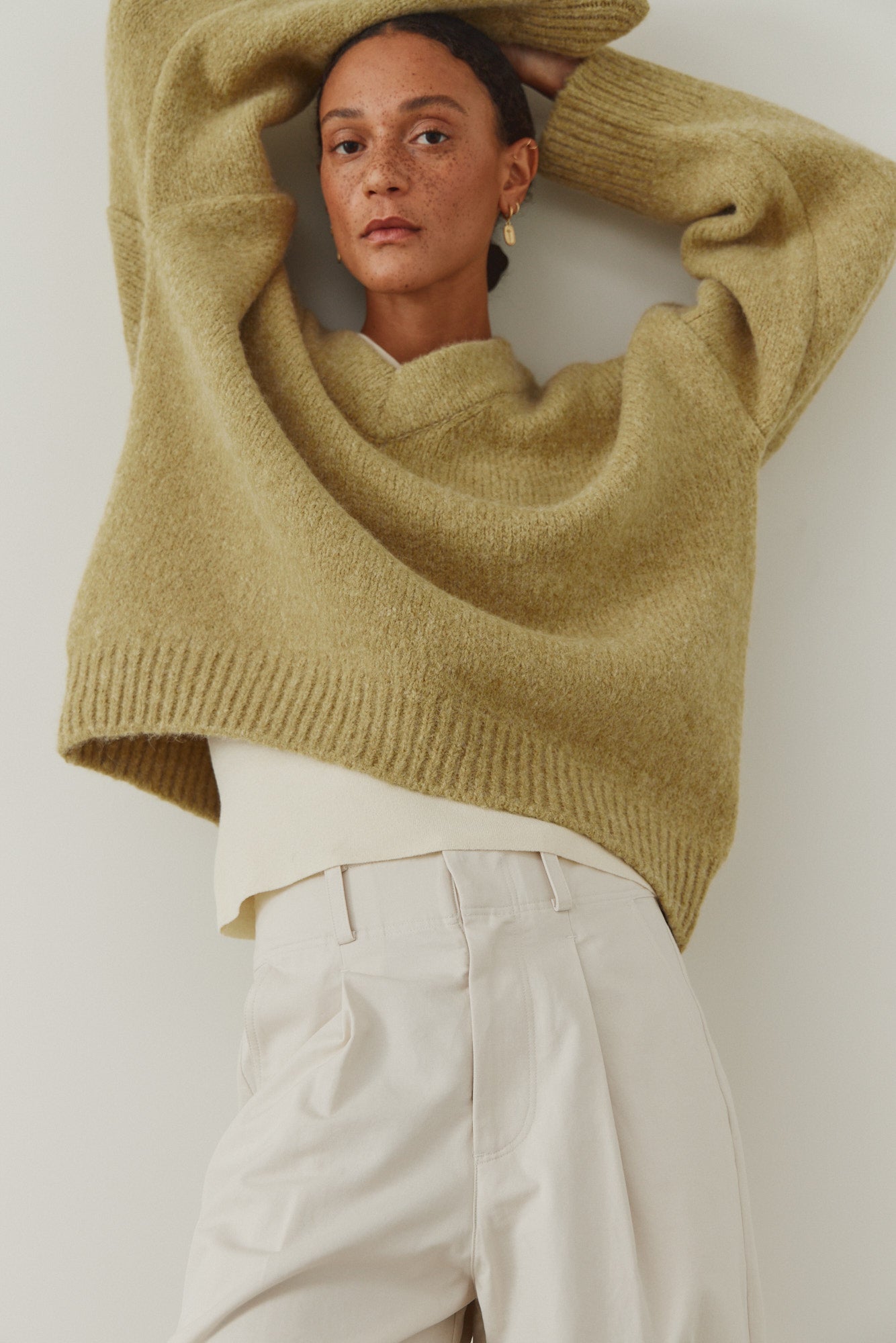Oversized V-Neck Sweater