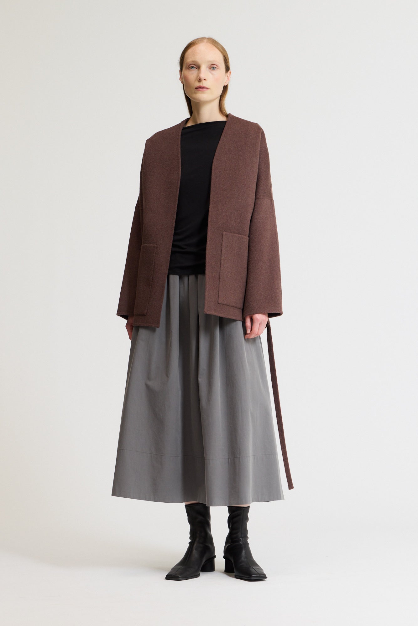Oversized Short Wool Coat