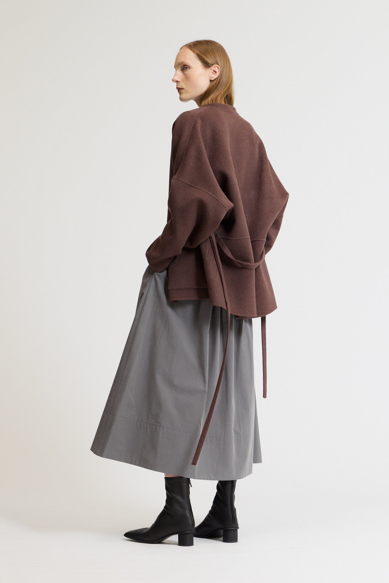 Oversized Short Wool Coat