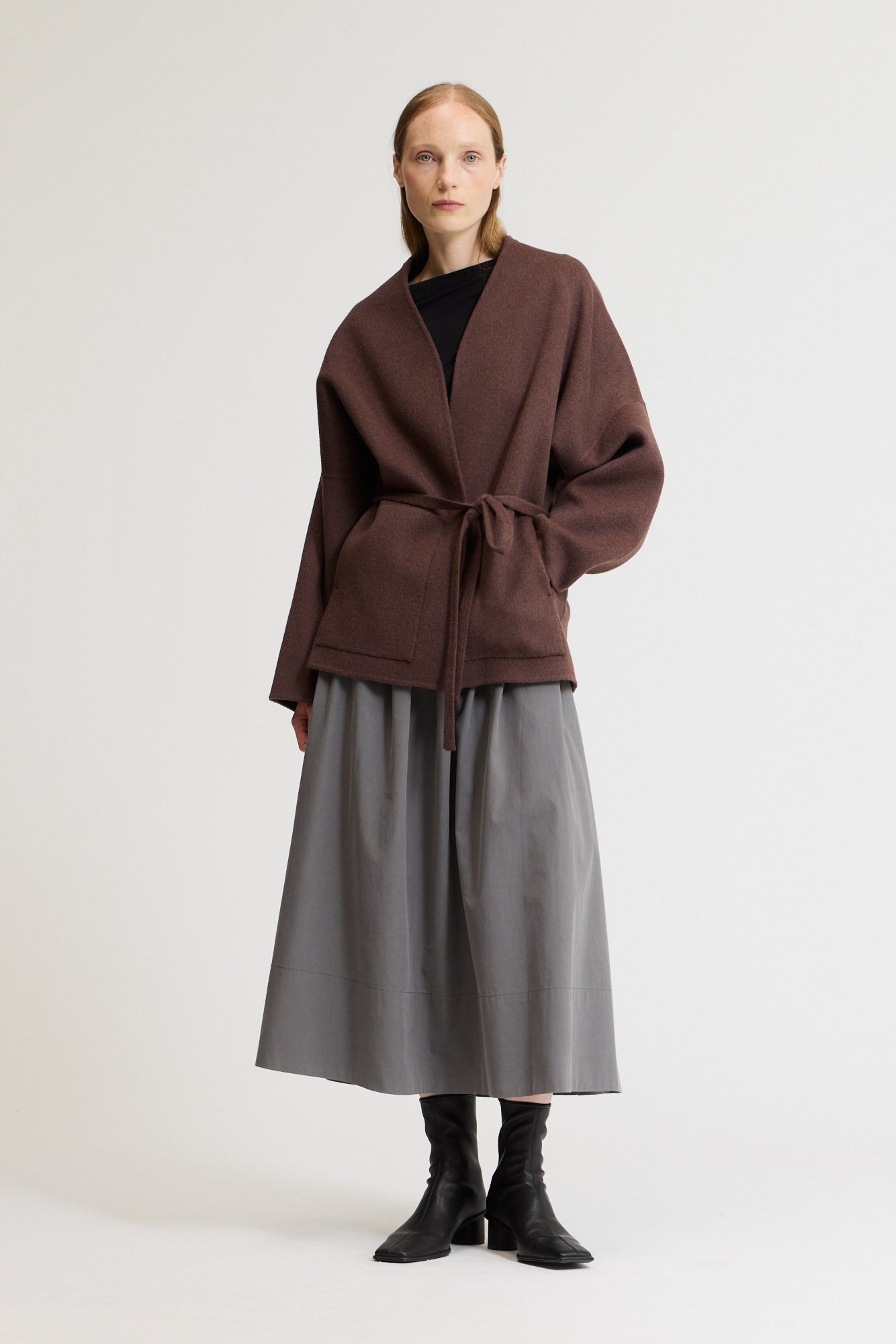 Oversized Short Wool Coat