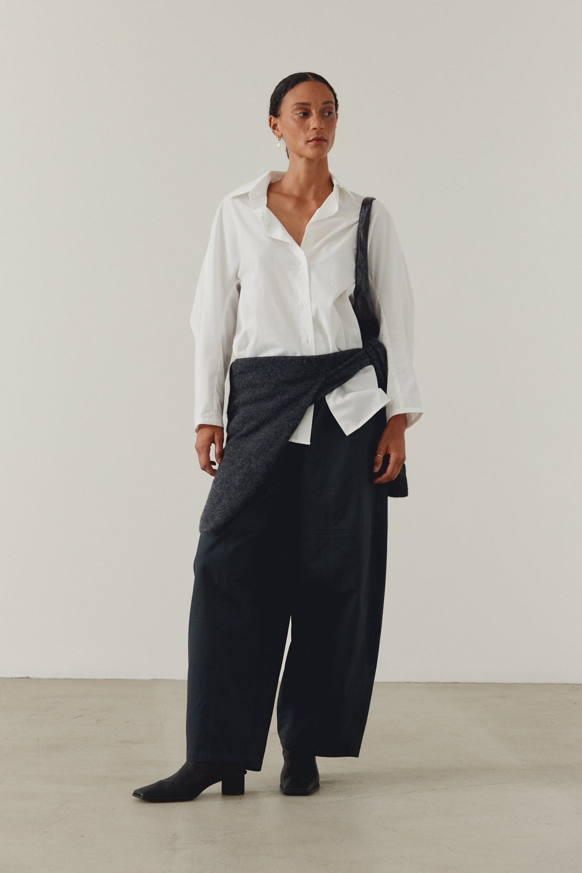 Seamed Barrel Pants