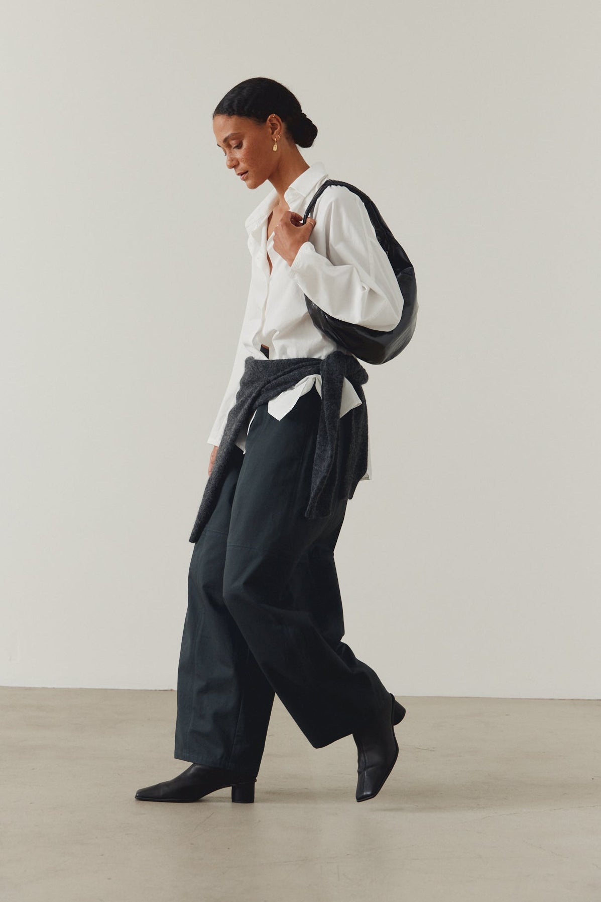 Seamed Barrel Pants