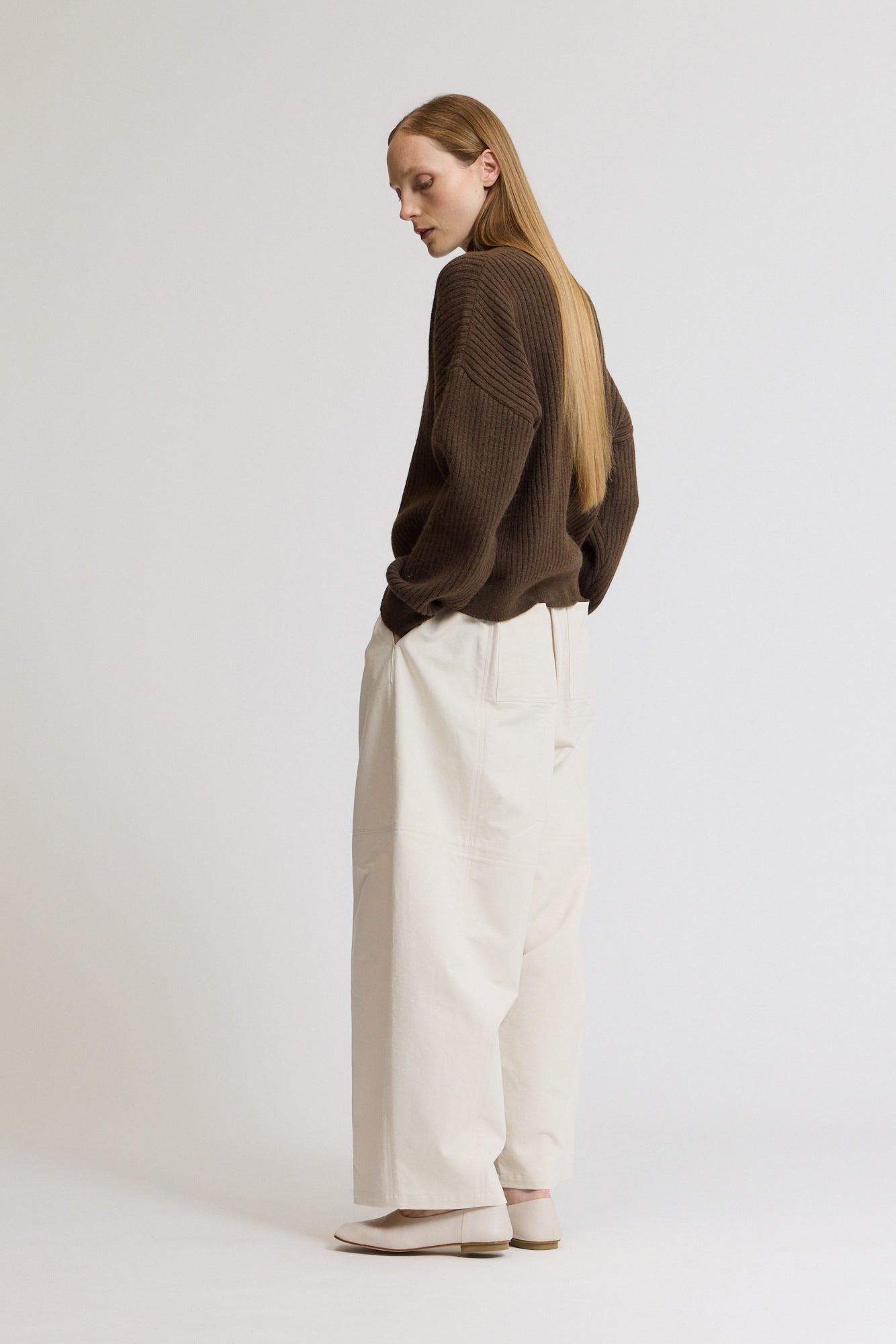 Seamed Barrel Pants
