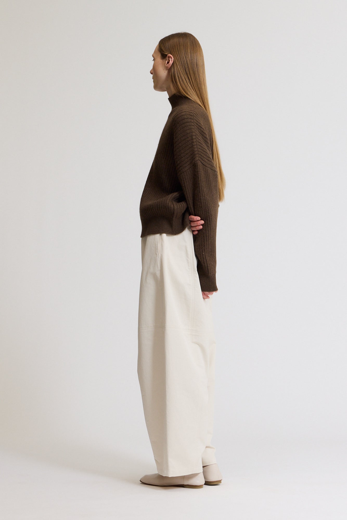 Seamed Barrel Pants