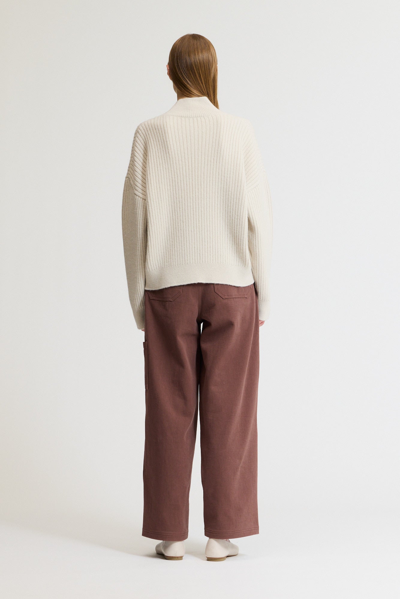 Ribbed Turtleneck Sweater