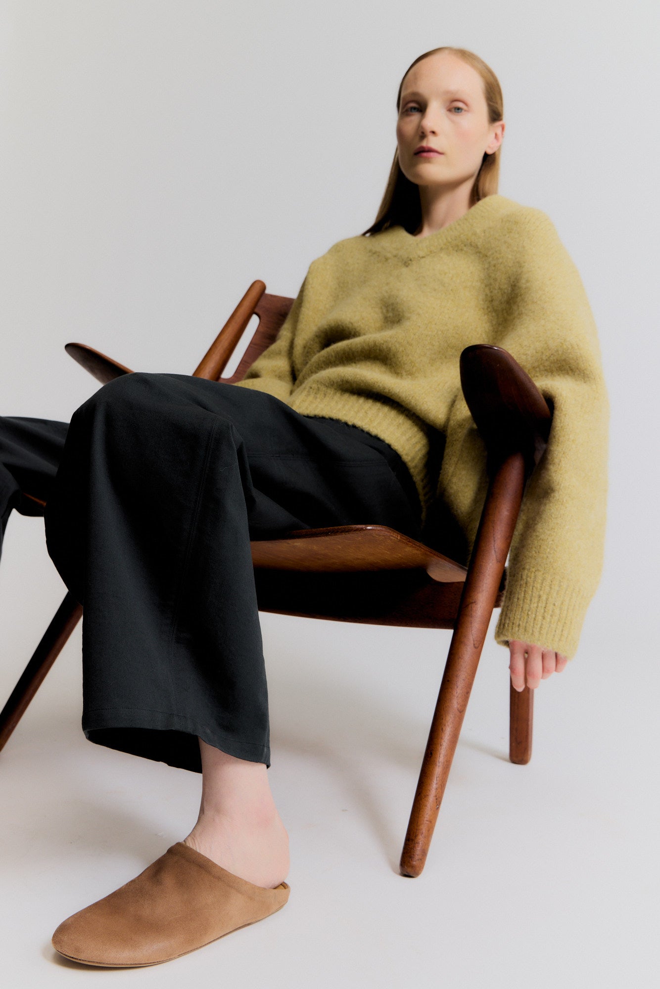 Seamed Barrel Pants