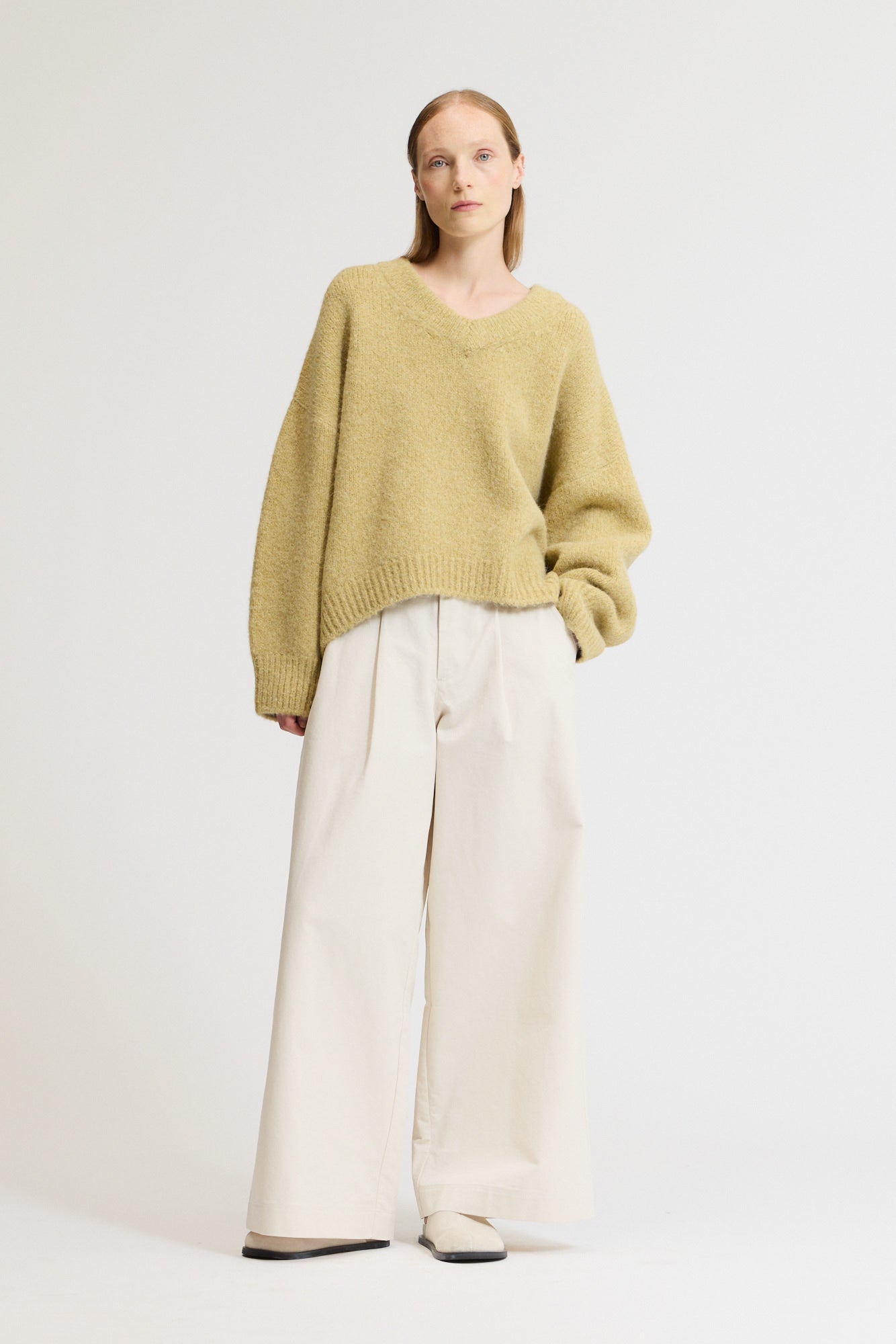 Oversized V-Neck Sweater