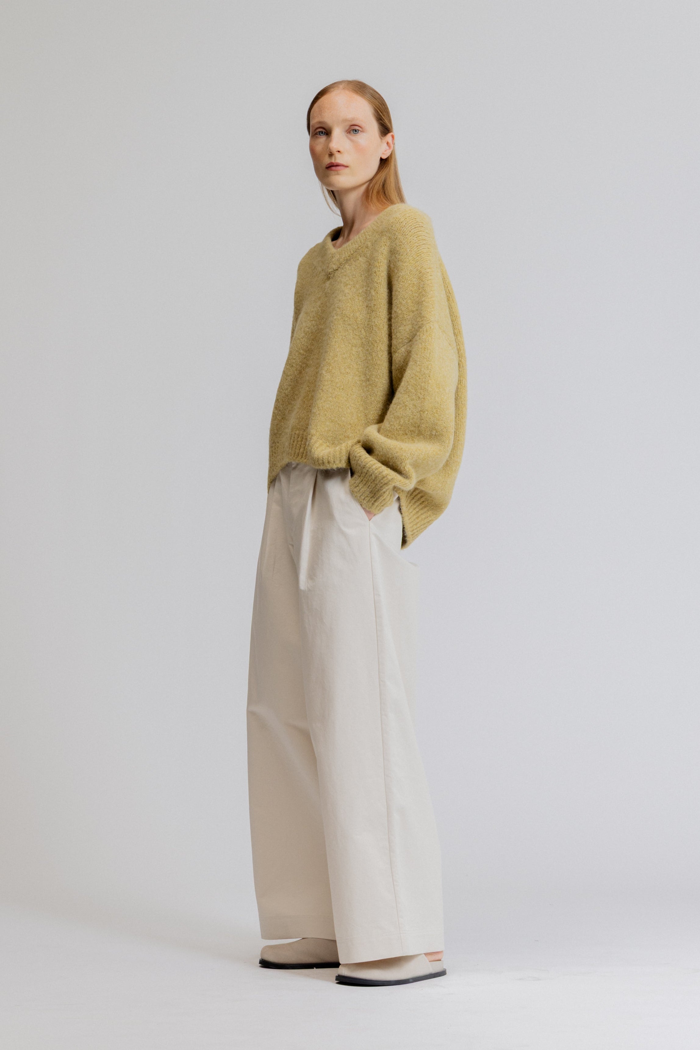 Oversized V-Neck Sweater