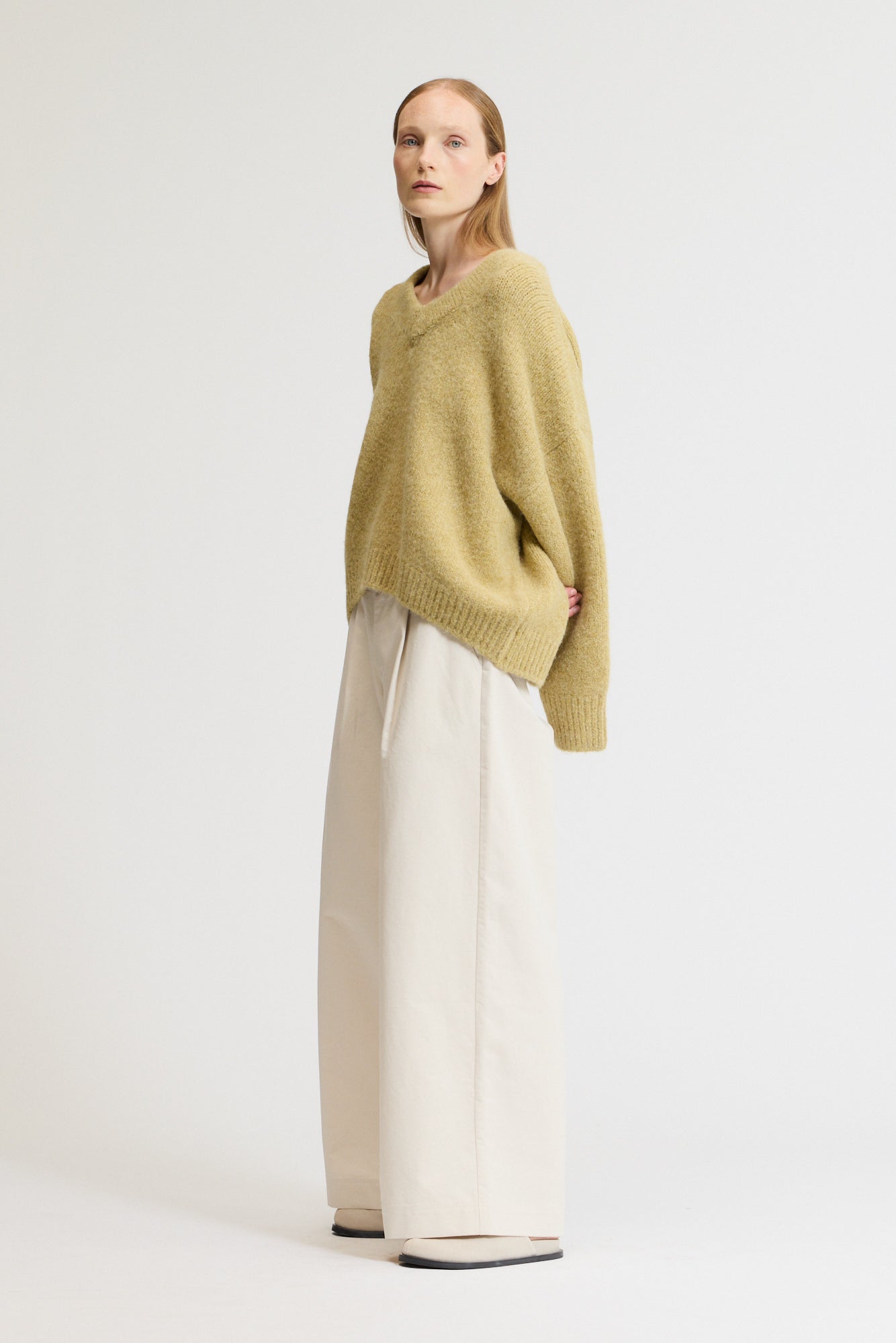 Oversized V-Neck Sweater